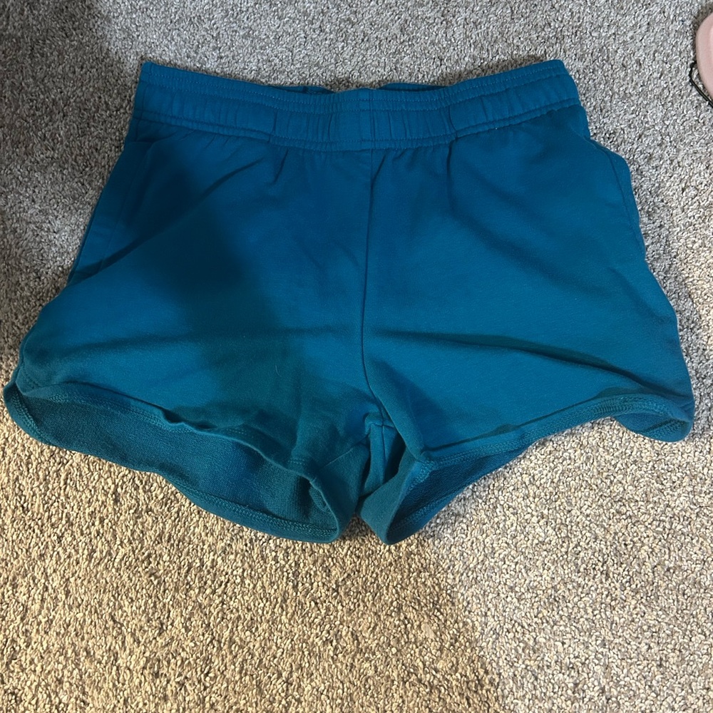 All in Motion Blue Athletic Shorts High-Waisted Stretch
